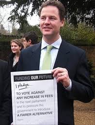Nick Clegg's tuition fee pledge